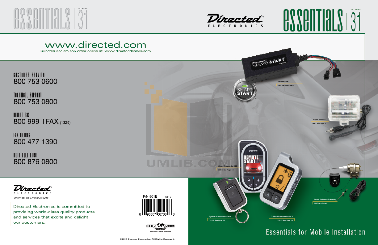 Download free pdf for DEI Clifford OmniStart Car Alarms Other